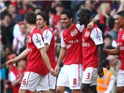 Bóng đá anh, ngoại hạng anh, lịch thi đấu euro 2012, Arsenal thắng dễ Aston Villa: Thiên đường thứ 7